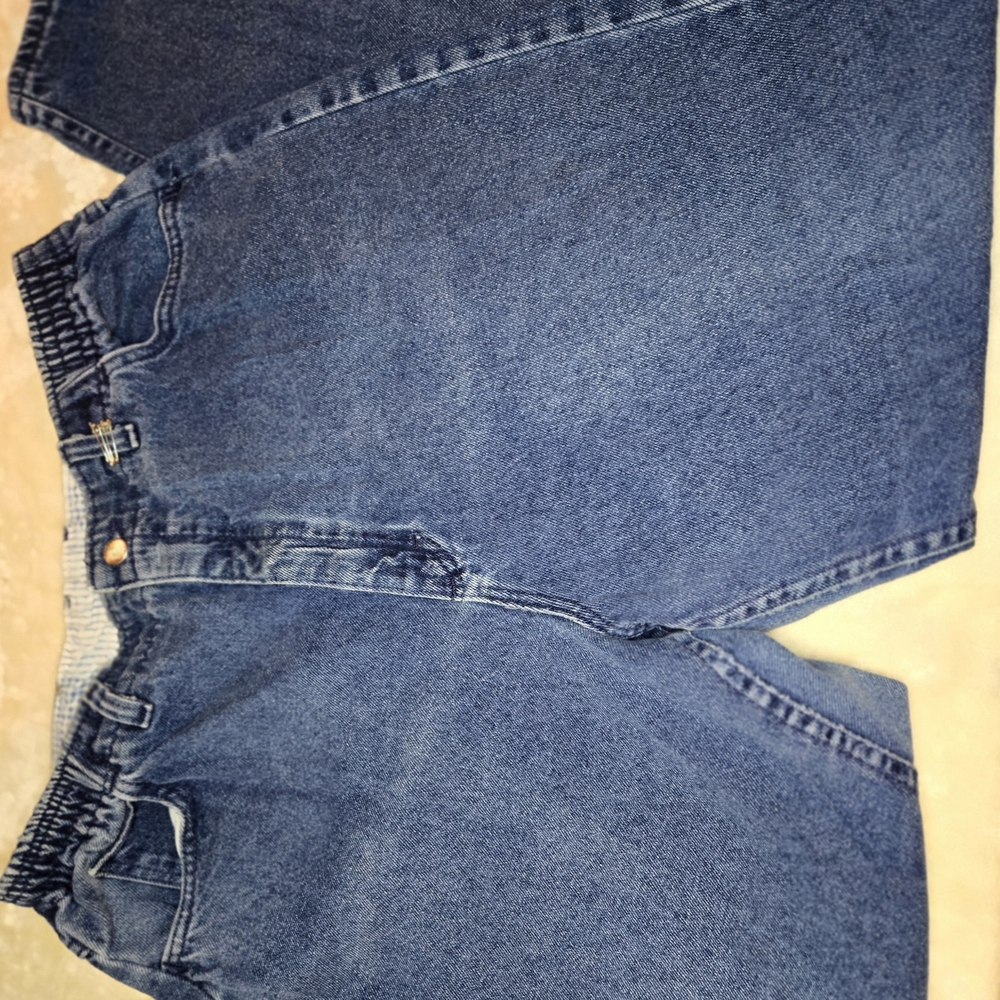 Lee Blue Denim Jeans with Tan Label
